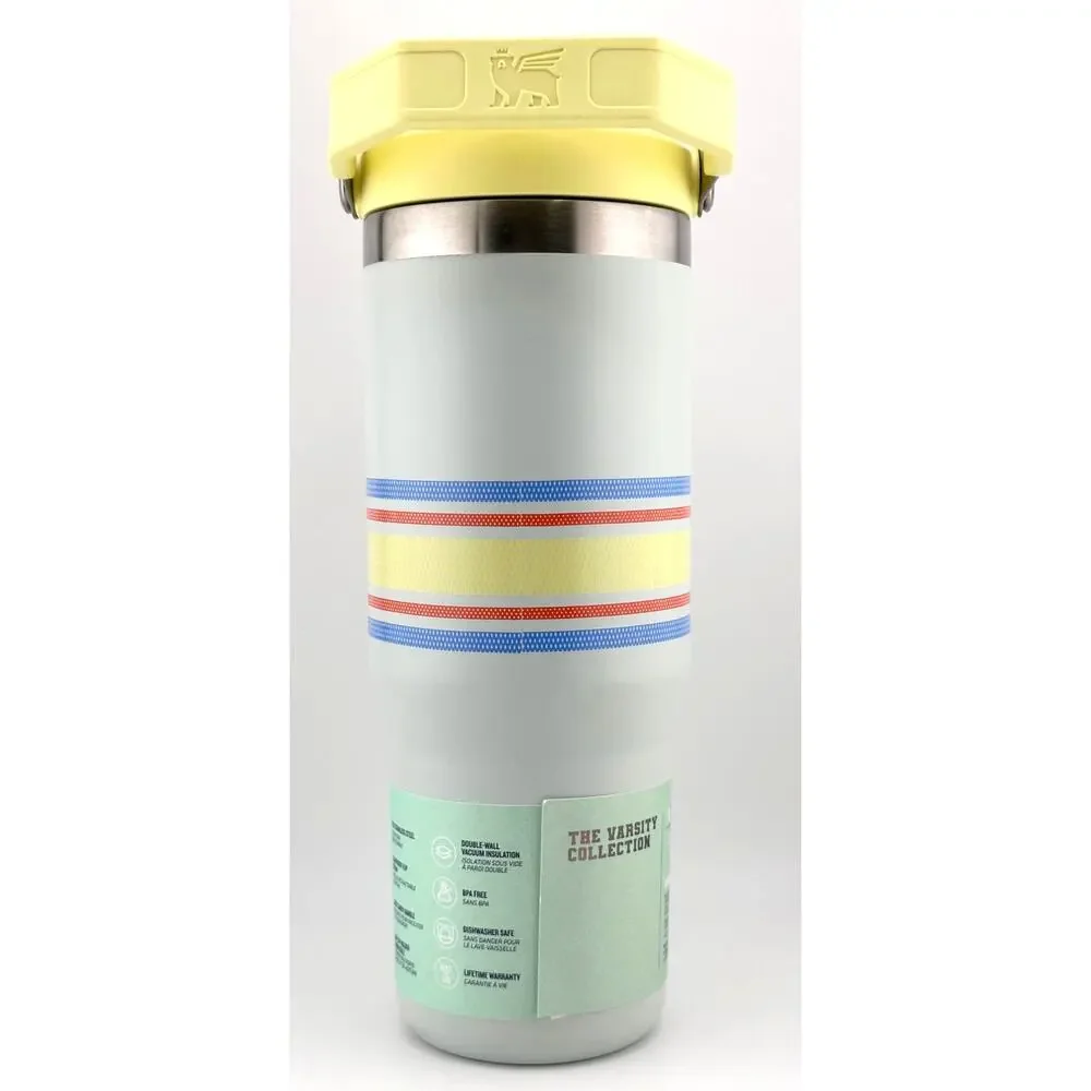 BRAND NEW Stanley 30 oz. IceFlow Flip Straw Tumbler; VARSITY EDITION; MIST MESH